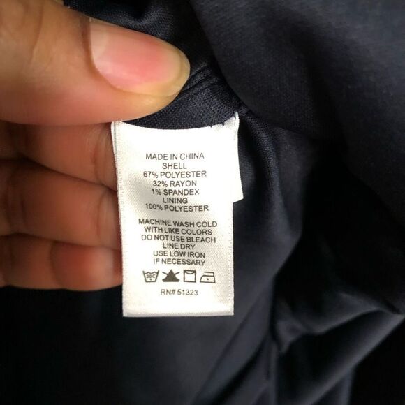 1State Skirt Womens L Jersey Knit Pinstripe Mini Ruffle Side Hem NWT - Picture 5 of 6